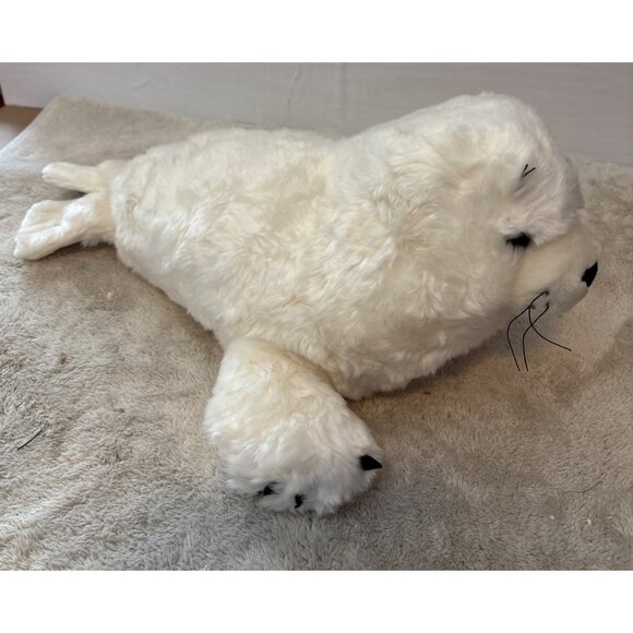 Wild Republic Harp Seal Pup Cuddlekins Plush Toy 21" 2005 NWT - Picture 3 of 9